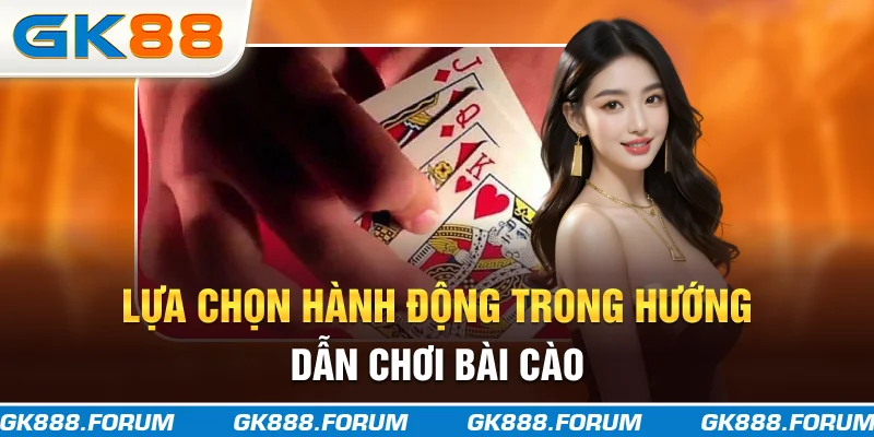 Lựa chọn hành động trong hướng dẫn chơi bài cào